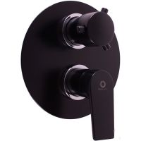 Смеситель для душа Rav Slezak Colorado Черный матовый Хром арт-CO186KCMATC — фото 1, Смеситель для душа