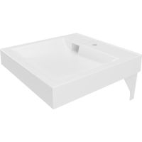 Раковина Paola Siena 60x60 на стиральную машину Белая глянцевая — фото 3, Раковины