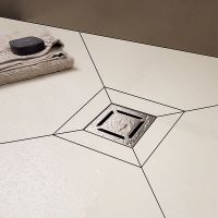 Душевой трап Berges Platz Norma 150x150 091159 с решеткой Хром — фото 2, Трапы для душа