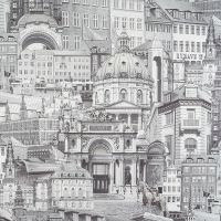 Обои Артекс The Best 2 10616-01 Винил на флизелине (1,06*10,05) Белый/Серый, Город — фото 1, Обои для стен