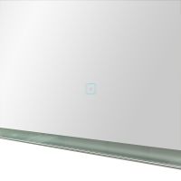 Зеркало Art&Max Arezzo AM-Are-600-800-DS-FC с подсветкой с сенсорным выключателем Хром — фото 3, Мебель для ванной