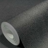 Обои Marburg Flora 42024 Винил на флизелине (0,53*10,05) Черный, Однотонные — фото 3, Обои для стен