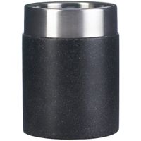 Стакан для зубных щеток Ridder Stone 22010110 Черный — фото 1, Стаканы для зубных щеток