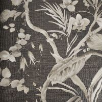 Обои Zambaiti Parati Trussardi V 21836 Винил на флизелине (0,7*10) Серый, Цветы — фото 1, Обои для стен