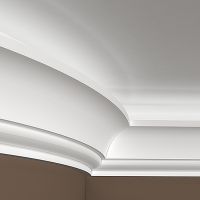 Карниз гибкий Европласт 1.50.221 2000x150x140 мм арт-1.50.221 (гибкий) — фото 2, Карнизы