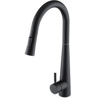 Смеситель для кухни Orange Steel Черный матовый арт-M99-007b — фото 5, Смесители для кухни