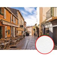 Фреска Ortograf Городской пейзаж 4592 Фактура бархат FX Флизелин (3,6*2,7) Бежевый/Оранжевый, Город — фото 1, Фрески