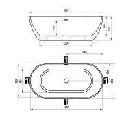 Товар: Акриловая ванна Ravak Freedom 169x80 без гидромассажа арт-XC00100020 - фото 5 Акриловая ванна Ravak Freedom 169x80 без гидромассажа арт-XC00100020 — фото 5, Акриловые ванны