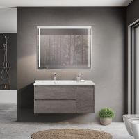 Товар: Тумба под раковину BelBagno Kraft 100 L KRAFT-1000-2C-1A-SO-CG-L подвесная Cemento Grigio - фото 10 Тумба под раковину BelBagno Kraft 100 L KRAFT-1000-2C-1A-SO-CG-L подвесная Cemento Grigio — фото 10, Тумбы под раковину