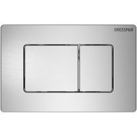 Клавиша смыва Grossman Classic 700.K31.04.12M.12M Хром сатиновый — фото 1, Комплектующие для душевого оборудования