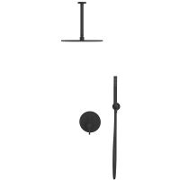 Душевая система Whitecross Y black YSET12BL Черная матовая — фото 2, Душевое оборудование. Душевая программа