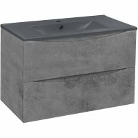 Тумба под раковину Vincea Mia 75 VMC-2MC750BT подвесная Beton — фото 4, Тумбы под раковину