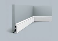 Плинтус Orac Decor SX195 2000x80x19 мм — фото 2, Плинтуса напольные