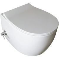 Унитаз биде Allen Brau Fantasy 4.11HC1.20 подвесной Белый без сиденья — фото 1, Унитазы