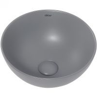 Раковина-чаша Abber Bequem 32 AC2106MG Серая матовая — фото 1, Раковины накладные