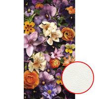 Фреска Ortograf Flower Dreams 31656 Фактура флок FLK Флизелин (1,4*2,7) Разноцветный, Цветы арт-31656 (флок FLK)