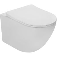 Унитаз Vincea Globo VT1-14T подвесной Белый с сиденьем Микролифт — фото 1, Подвесные унитазы