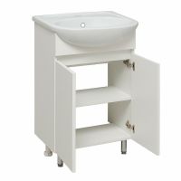 Товар: Тумба под раковину Runo Лада 50 00-00001162 Белая - фото 2 Тумба под раковину Runo Лада 50 00-00001162 Белая — фото 2, Тумбы под раковину