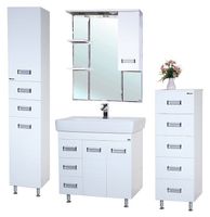 Товар: Тумба под раковину Bellezza Сиена 80 4633913080010 с бельевой корзиной Белая - фото 8 Тумба под раковину Bellezza Сиена 80 4633913080010 с бельевой корзиной Белая — фото 8, Мебель для ванной