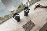 Раковина Abber Kristall 45 AT2701Onyx Черная — фото 4, Раковины напольные