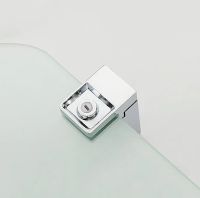 Стеклянная полка Frap F18 Хром арт-F1807 — фото 6, Полки для ванной и душа