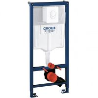 Комплект унитаза с инсталляцией Grohe Solido 39117000 с сиденьем Микролифт и клавишей смыва — фото 2, Комплекты унитаз + инсталляция