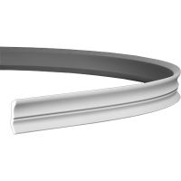 Карниз гибкий Европласт 1.50.173 2000x55x40 мм — фото 1, Карнизы