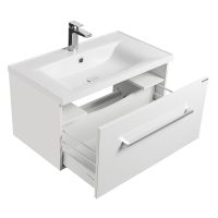 Тумба под раковину Aquaton Мадрид 80 М 1A126801MA010 подвесная Белая — фото 3, Тумбы под раковину