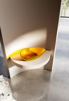 Раковина-чаша Abber Kristall 60 AT2811Amber Желтая — фото 3, Раковины накладные