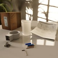 Стакан для зубных щеток Altasan Лотос ЛТ41БМ Белый матовый — фото 3, Мыльницы