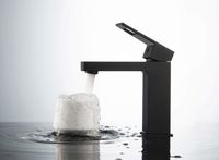 Смеситель для раковины Timo Briana 7161/03F Черный — фото 3, Смесители для раковины