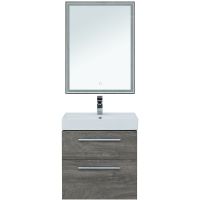 Комплект мебели для ванной Aquanet Nova 60 246281 подвесной Дуб рошелье — фото 1, Мебель для ванной