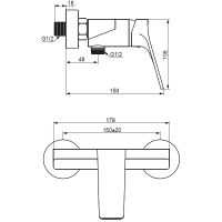 Товар: Смеситель для душа Damixa Merkur 402000000 Хром - фото 4 Смеситель для душа Damixa Merkur 402000000 Хром — фото 4, Смесители