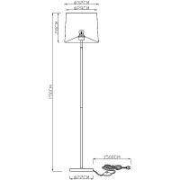 Товар: Торшер Artelamp Rodos Белый Сталь Черный арт-A2589PN-1SS - фото 4 Торшер Artelamp Rodos Белый Сталь Черный арт-A2589PN-1SS — фото 4, Торшеры