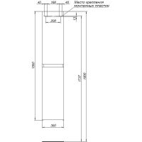 Товар: Шкаф пенал Aquanet Нота New 30 334195 подвесной Дуб веллингтон табак - фото 9 Шкаф пенал Aquanet Нота New 30 334195 подвесной Дуб веллингтон табак — фото 9, Мебель для ванной