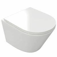 Унитаз Excellent Joker Flash Rim CENL.4504.470.WH подвесной с сиденьем Микролифт — фото 1, Унитазы