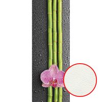 Фреска Ortograf Цветы 50036 Фактура флок FLK Флизелин (1*2,7) Зеленый/Розовый/Черный, Цветы — фото 1, Фрески