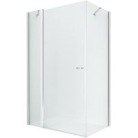 Душевой уголок New Trendy New Soleo Chrome 90x80 K-0394 профиль Хром стекло прозрачное — фото 1, Душевые уголки