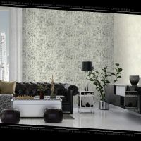 Обои Decori-Decori City 83265 Винил на флизелине (1,06*10,05) Белый/Черный, Цветы — фото 2, Обои для стен