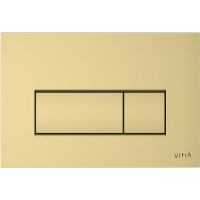 Клавиша смыва Vitra Root Square 740-2324 Золото глянцевое — фото 1, Кнопки смыва