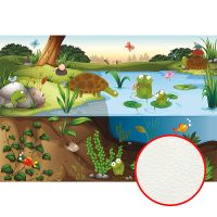 Фреска детская Ortograf Детские 30067 Фактура флок FLK Флизелин (4*2,7) Разноцветный, Животные/Рыбы/Природа арт-30067 (флок FLK) — фото 1, Фрески