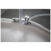 Душевой уголок Grossman GR-7090 190х90 профиль Хром стекло прозрачное — фото 3, Душевые уголки