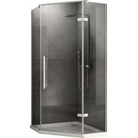 Товар: Душевой уголок Abber Ewiges Wasser 100х100 AG05100 профиль Хром стекло прозрачное - фото 2 Душевой уголок Abber Ewiges Wasser 100х100 AG05100 профиль Хром стекло прозрачное — фото 2, Душевые уголки трапеция