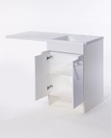 Тумба с раковиной Orange Sistema 110 R STD-110TUW+RAR Белая — фото 9, Тумбы с раковиной