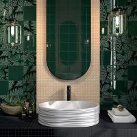 Товар: Kerama Marazzi Сантана зеленый темный глянцевый 17070 настенная 15х15 см - фото 2 Kerama Marazzi Сантана зеленый темный глянцевый 17070 настенная 15х15 см — фото 2, Керамическая плитка