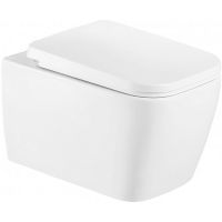 Унитаз Esbano Tiron-C ESUPTIROCW подвесной Белый глянцевый с сиденьем Микролифт — фото 1, Подвесные унитазы