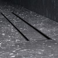 Душевой лоток AM.PM MasterFlow 60 W01SC-U11-060-04BM с Черной матовой решеткой / под плитку Tile — фото 14, Душевые лотки