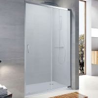 Душевая дверь Koller Pool Trend 120 TD120G профиль Хром стекло рифленое — фото 1, Душевые двери в нишу