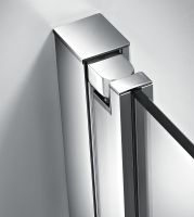 Душевая дверь Jacob Delafon Contra 90 E22T91-GA профиль Хром стекло прозрачное — фото 3, Распашные душевые двери