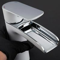 Смеситель для раковины Gappo G48 G1048-31 Белый Хром — фото 6, Смесители для раковины